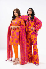 Winter Collection - Al Karam - Unstitched 24 - FW-37-24-ORANGE