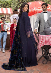 Winter Collection - Mahnur - Mahrukh - D#5A - PLUM PERFECTION