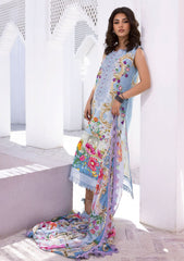 Lawn Collection - Roheenaz - Leya - 4b - Lagoon Lace