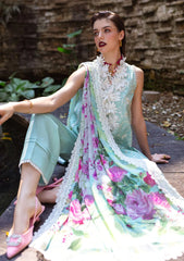 Lawn Collection - Roheenaz - Dahlia - DEL24#08 - B - Zinnia