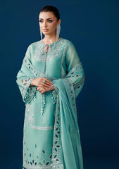 Formal Collection - Alizeh - Dua - Chiffon - ADC24#3034 - Sea Glass
