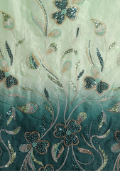 Formals - Riwaj - Imported Silk - 2 Pcs Suit - D#01 - Z Green