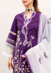 Lawn Collection - Sable Vogue - Shiree - SSC24#03 - Plum Orchid