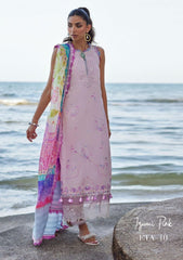 Lawn Collection - Farah Talib Aziz - Suay - Luxury Unstitched '24 - Izumi Pink - FTA#10
