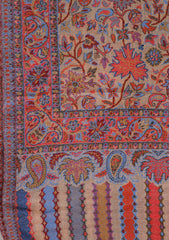 Pure Pashmina Kaani Shawl D - 01B - P Skin