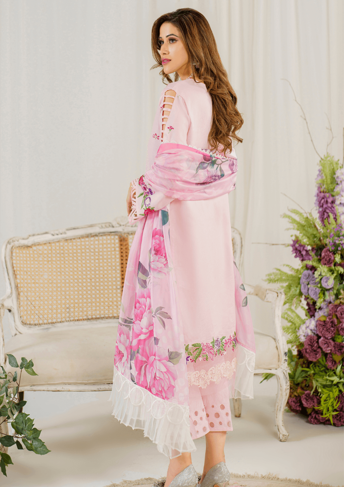 Lawn Collection - Asifa & Nabeel - Pretty In Pink -  AP24#09 - Sedum