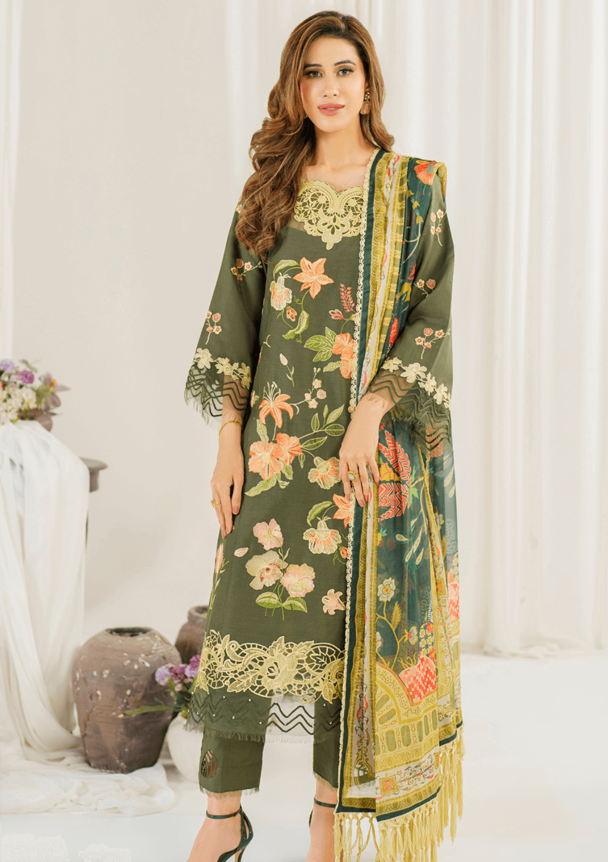 Lawn Collection - Asifa & Nabeel - Pretty In Pink -  AP24#06 - Sweet Pea