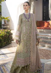 Formal Collection - Alif - Luxury Chiffon - FOREST FLEUR