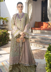 Formal Collection - Alif - Luxury Chiffon - FOREST FLEUR