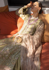 Formal Collection - Alif - Luxury Chiffon - FOREST FLEUR