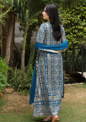 Pret Collection - Manahils - Saffiya - KURTI 122-DIVINE- ZINC BLUE