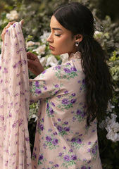 Lawn - Cross Stitch - Unstitched Premium 25 - ROSY AFFAIR