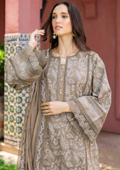Lawn - Marjjan - Seraya - Embroidered 25 - MBL#19-A - BEIGE
