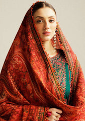 Winter Collection - Hussain Rehar - Khaddar Shawl - Marjaan
