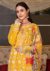 Lawn Collection - Noor Jahan - Rang-E-Noor - Chikankari - RN#4 - Yellow