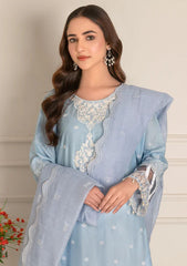 Lawn Collection - Noor Jahan - Rang-E-Noor - Chikankari - RN#9 - S Blue