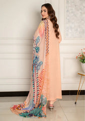 Lawn Collection - Noor Jahan - Rang-E-Noor - Chikankari - RN#1 - Peach
