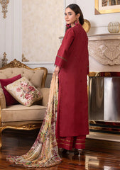 Lawn Collection - Noor Jahan - Rang-E-Noor - Chikankari - RN#2 - Maroon