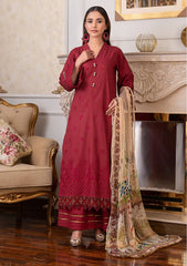 Lawn Collection - Noor Jahan - Rang-E-Noor - Chikankari - RN#2 - Maroon