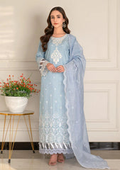 Lawn Collection - Noor Jahan - Rang-E-Noor - Chikankari - RN#9 - S Blue
