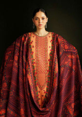 Winter Collection - Hussain Rehar - Khaddar Shawl - Sunrise
