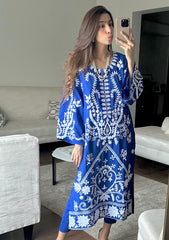 Pret - Manahils - Allechant 25 - Royal Blue Ari Embroidered