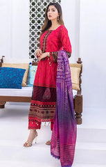 Lawn Collection- Al Zohaib - Rungkari - D#12