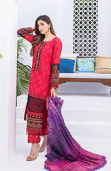 Lawn Collection- Al Zohaib - Rungkari - D#12