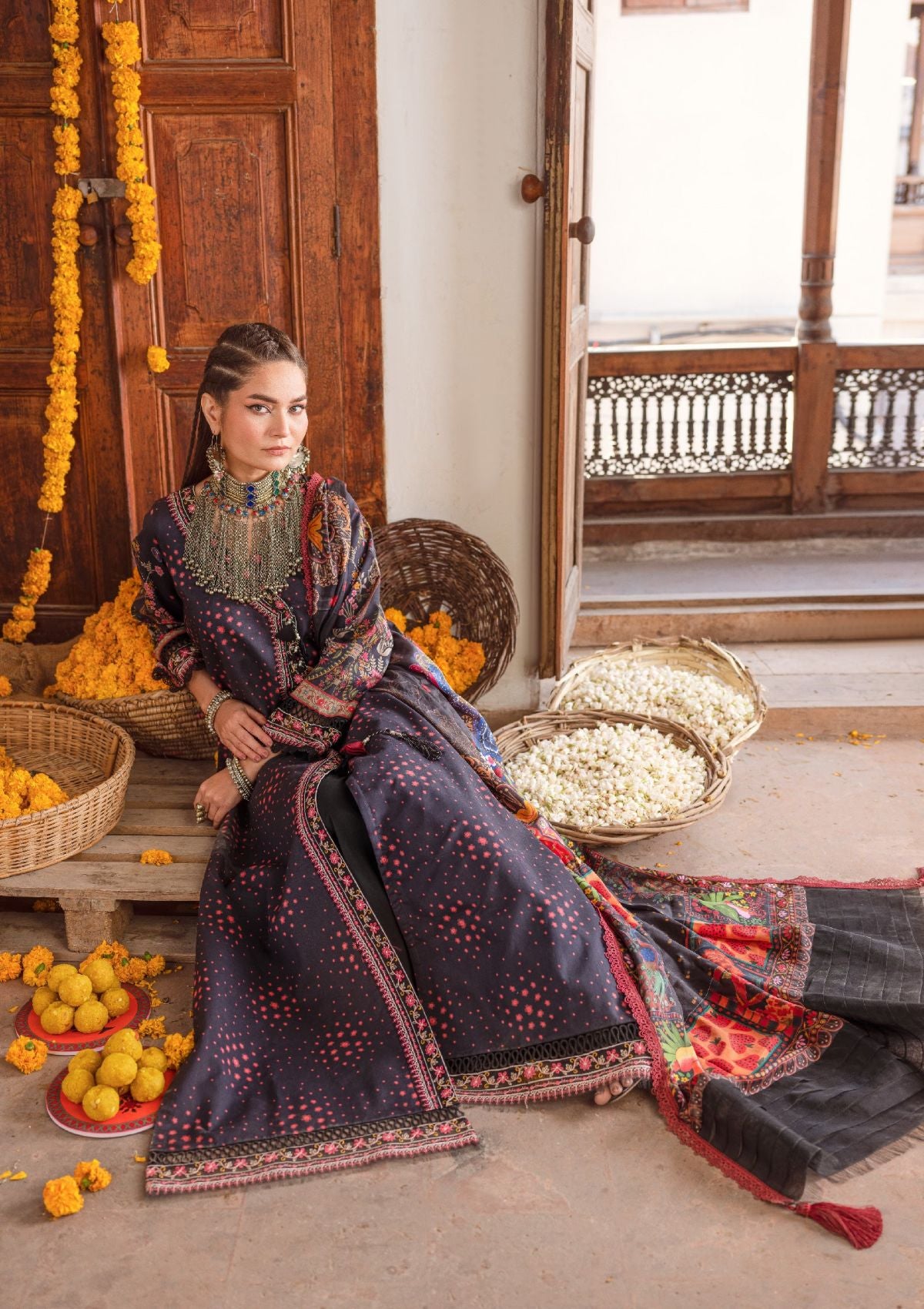 Lawn Collection - Shiza Hassan - Kinaar - SKL#08 RANG RASIYA