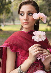 Lawn Collection - Ayzel - Bahaar - AZL#12 Laal Gulab