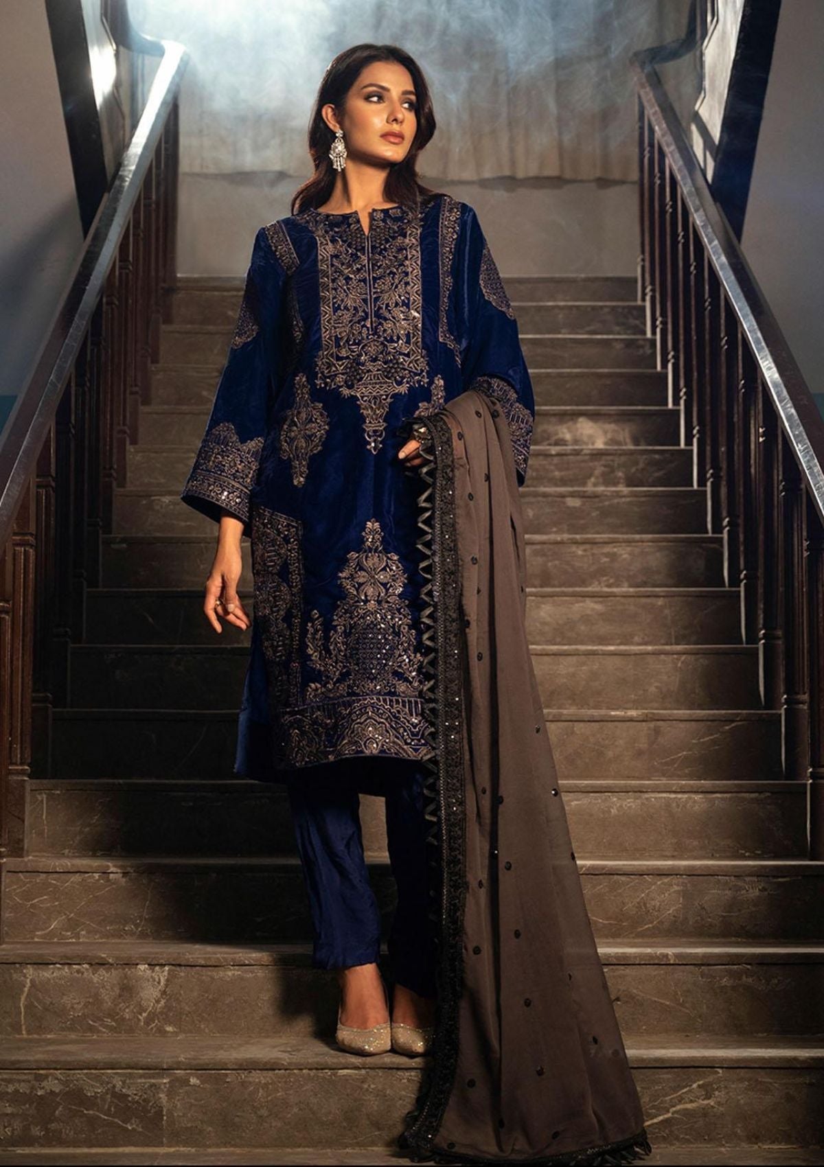 Winter Collection - Noorma Kaamal - Heer - Velvet - NKV#07