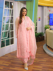 Formal Collection - Fozia Khalid - Lumieres Festive - VoL 3 - Crepe Rose