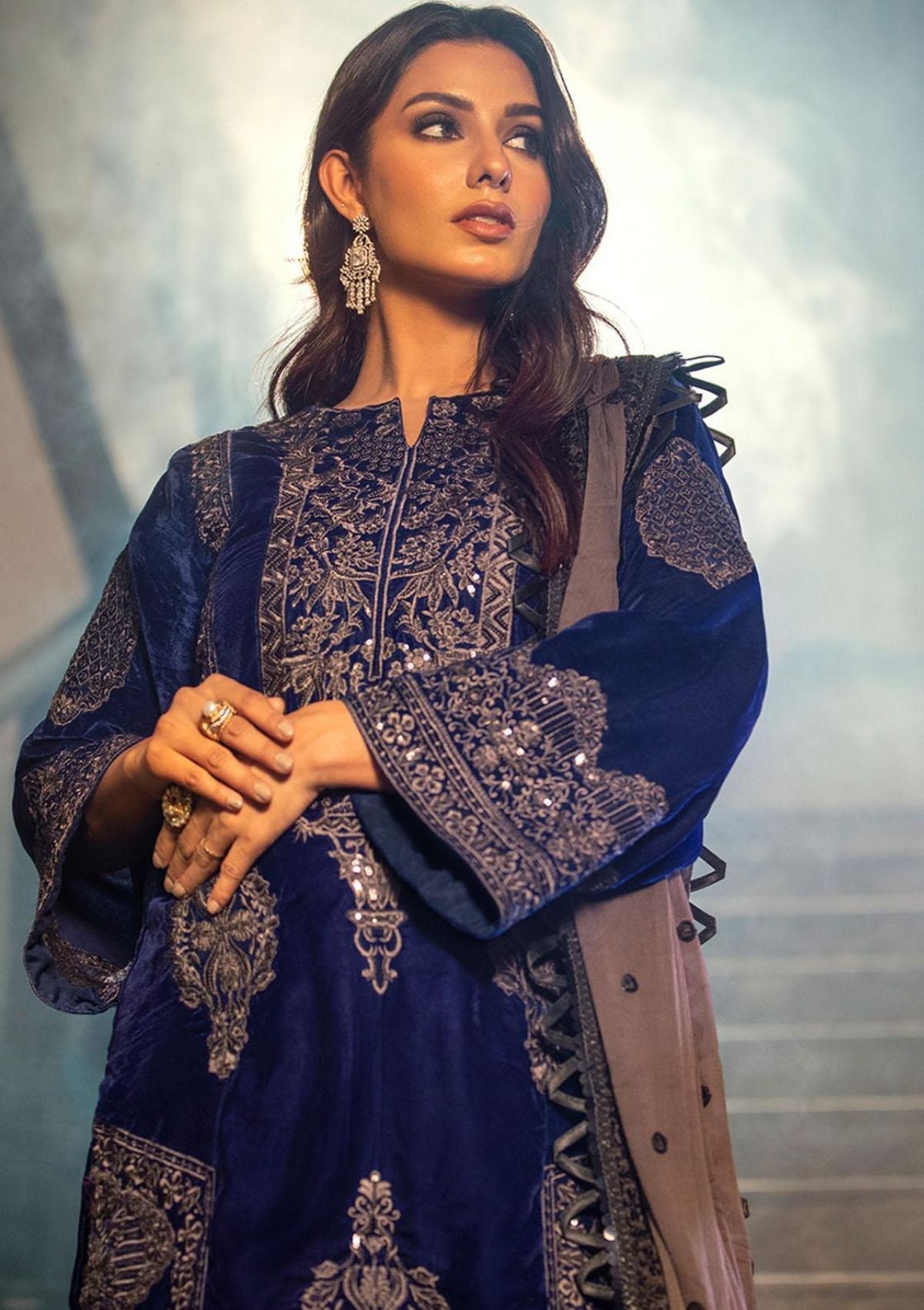 Winter Collection - Noorma Kaamal - Heer - Velvet - NKV#07