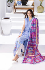 Lawn Collection- Al Zohaib - Rungkari - D#03