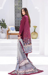 Lawn Collection- Al Zohaib - Rungkari - D#04
