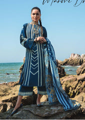 Lawn Collection - Crimson - Marori Dreams - D#04 A