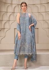Formal Dress - Zarif - Falak - Festive - ZF#05 (Blue Bell)