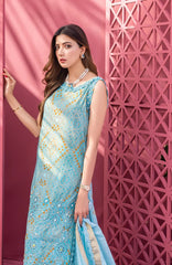 Lawn Collection- Al Zohaib - Rungkari - D#08