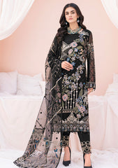 Formal Dress - Ramsha - Chevron - Chiffon - V06 - A#603