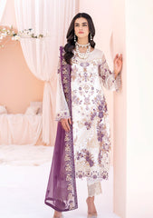 Formal Dress - Ramsha - Chevron - Chiffon - V06 - A#602