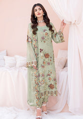 Formal Dress - Ramsha - Chevron - Chiffon - V06 - A#607