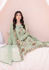 Formal Dress - Ramsha - Chevron - Chiffon - V06 - A#607