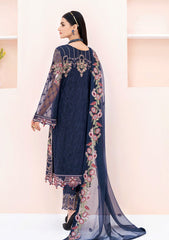 Formal Dress - Ramsha - Chevron - Chiffon - V06 - A#606