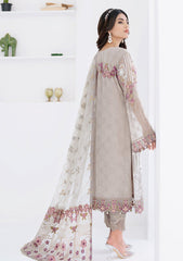 Formal Dress - Ramsha - Chevron - Chiffon - V06 - A#608