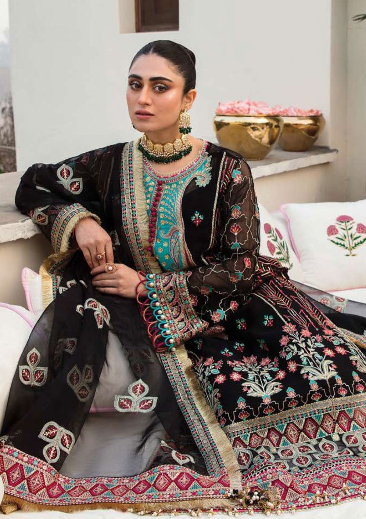 Formal Collection - Afrozeh - Ayzel Mehrbano - AYM#5 Saleem Fabrics Traditions