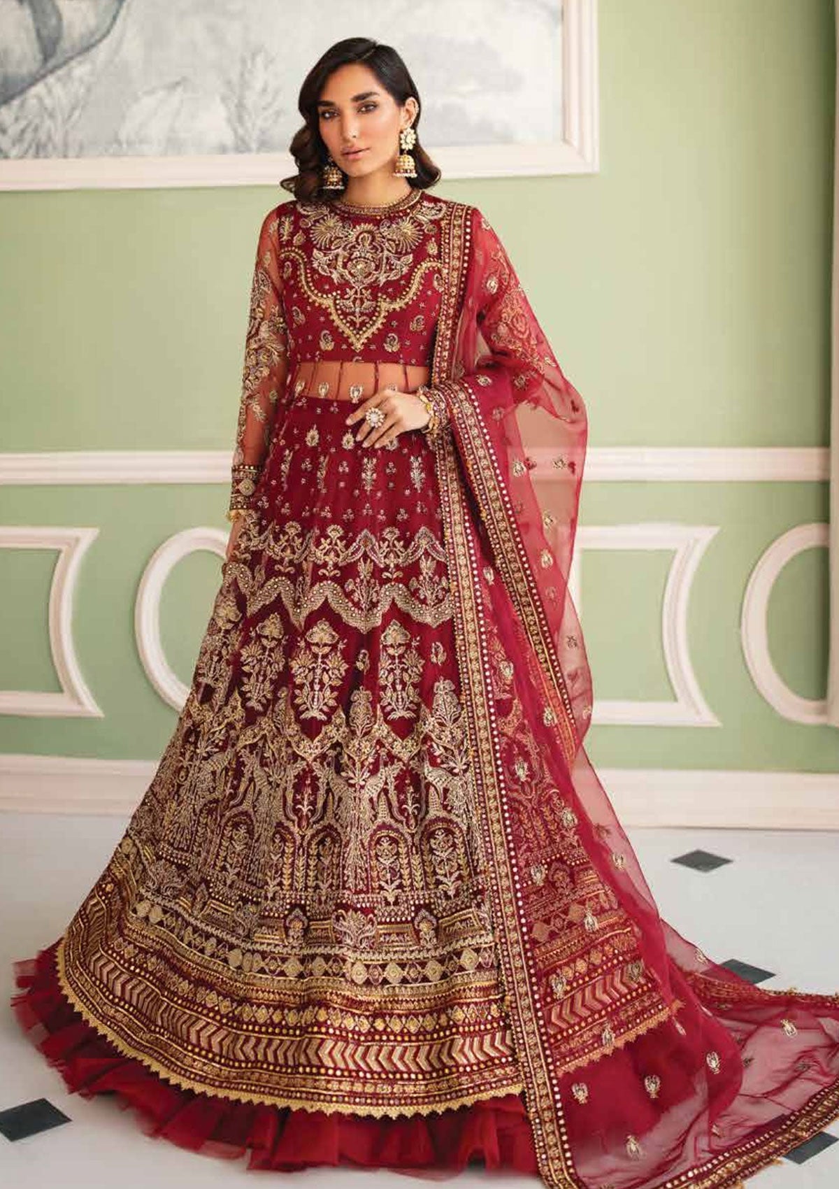 Formal Collection - Afrozeh - La Fuchsia - Festive - ALF#1 Saleem Fabrics Traditions