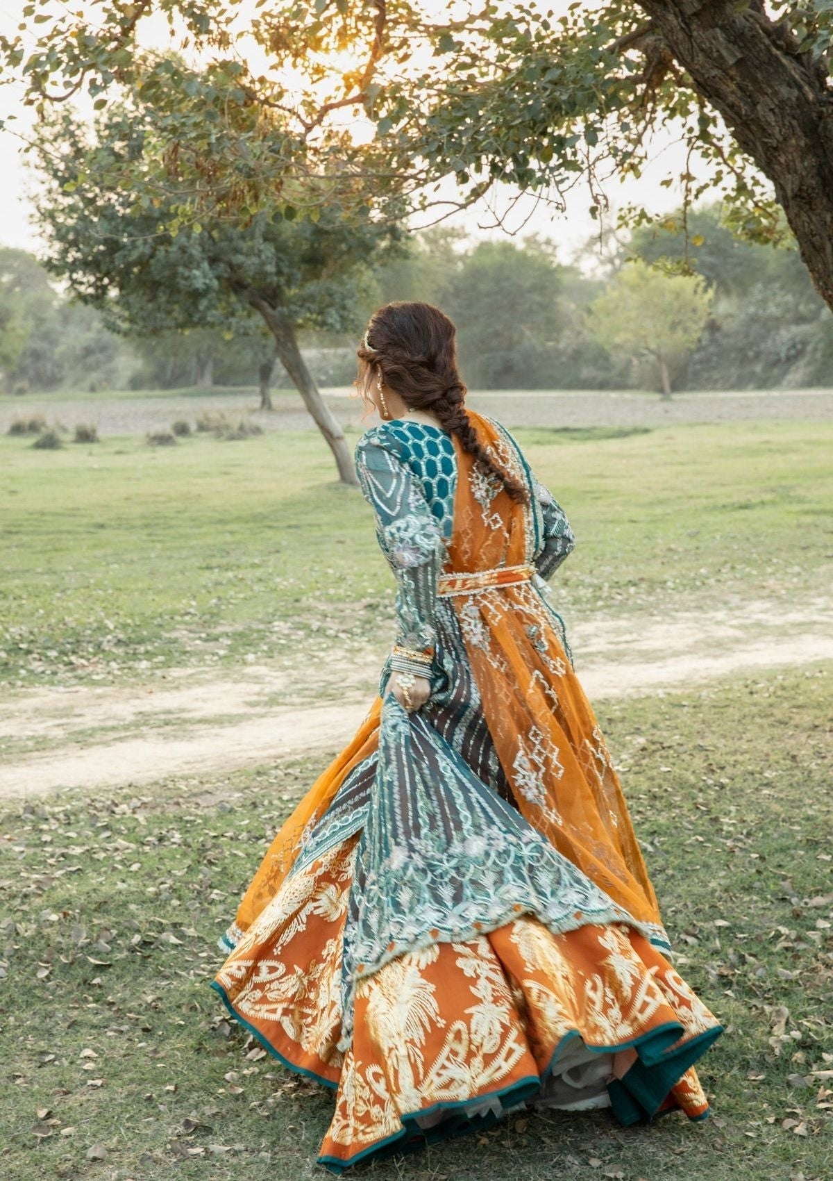 Formal Collection - Alif - Gota Kinari - AGK#3 Saleem Fabrics Traditions