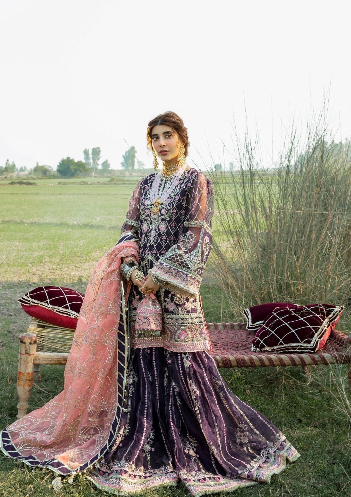 Formal Collection - Alif - Gota Kinari - AGK#5 Saleem Fabrics Traditions