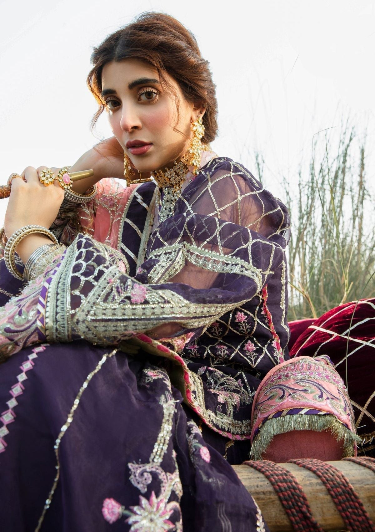 Formal Collection - Alif - Gota Kinari - AGK#5 Saleem Fabrics Traditions