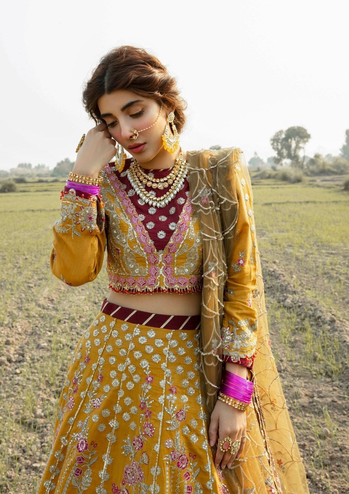 Formal Collection - Alif - Gota Kinari - AGK#6 Saleem Fabrics Traditions